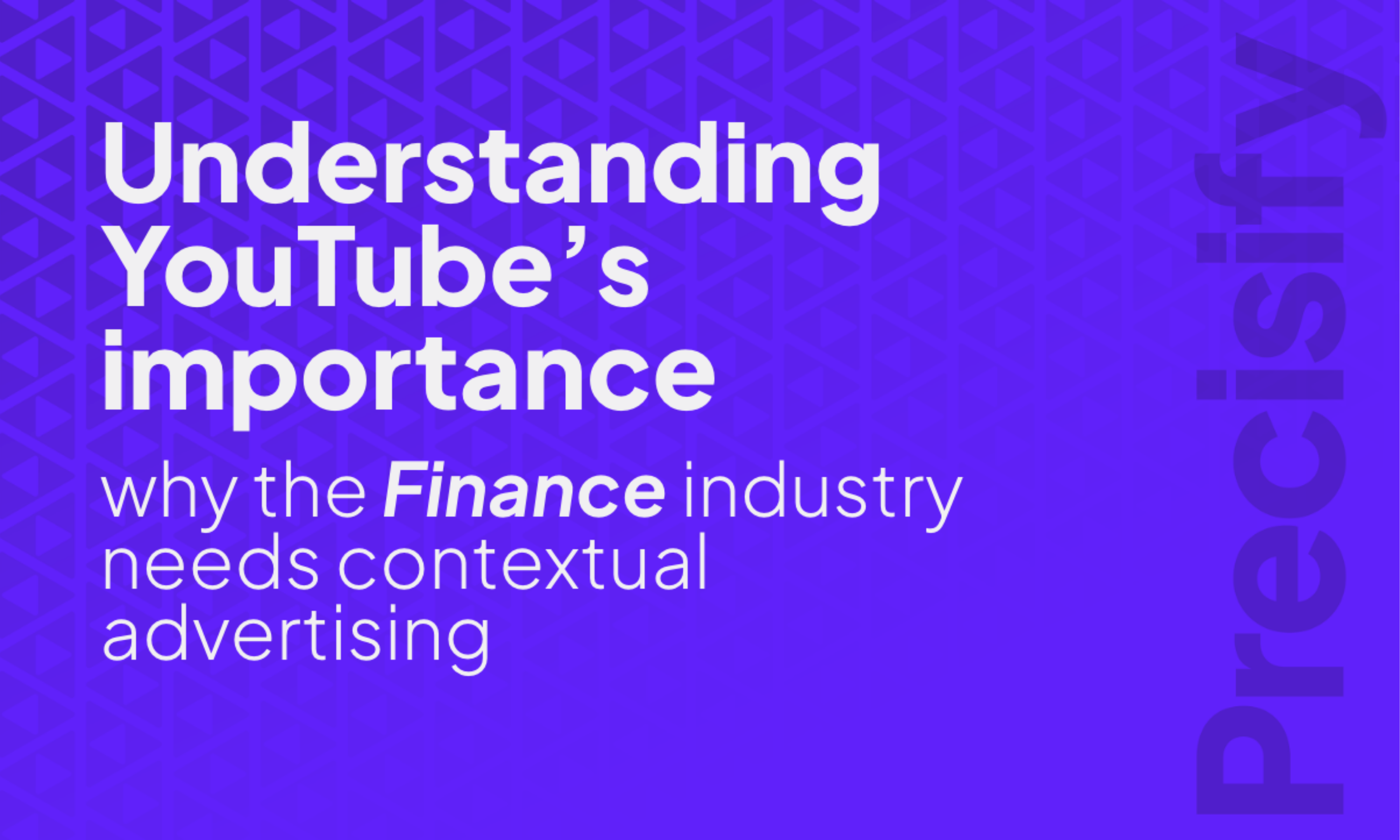 Why the Finance industry needs contextual advertising